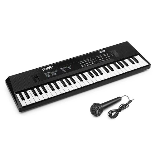 MAX KD54 - Clavier Électronique Noir 54 Touches - Enfants & Débutants, Batterie Intégrée | Micro et Support de Partition Inclus État correct N/A reconditionné disponible sur Fnac | Dero