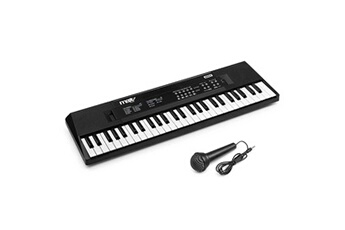 MAX KD54 - Clavier Electronique Noir 54 Touches - Enfants & Débutants, Batterie Intégrée | Micro et Support de Partition Inclus Très bon état N/A reconditionné disponible sur Darty | Dero