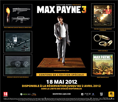Max Payne 3 - Goodies Special Edition PC État correct Take-Two Interactive reconditionné disponible sur Fnac