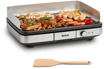 MAXI PLANCHA électrique XXL 12 Personnes Intérieur & Extérieur CB690D12 État correct Tefal reconditionné disponible sur Darty