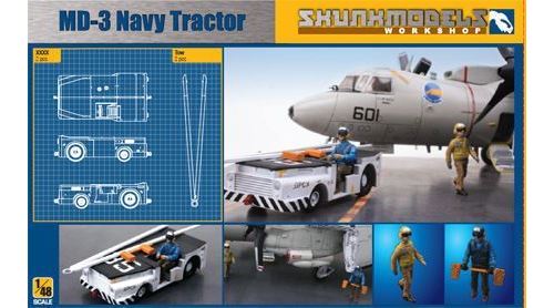 Md-3 Navy Tractor Short Type With 3 Figu - 1:48e - Skunkmodel Workshop État correct N/A reconditionné disponible sur Fnac