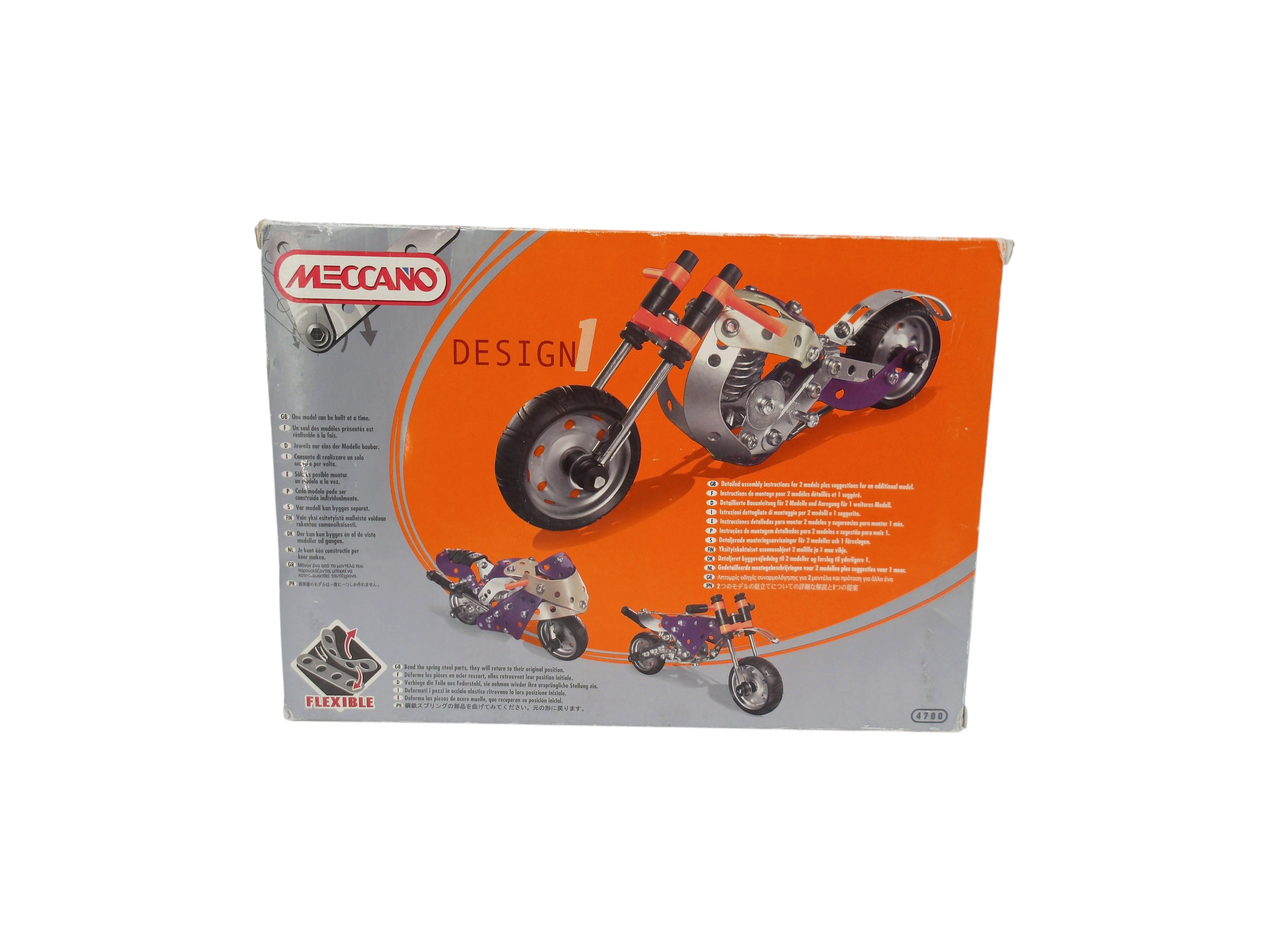 Voir photo 2 de Meccano - Design 1 - Moto Meccano - Design 1 - Moto Très bon état reconditionné photo 2