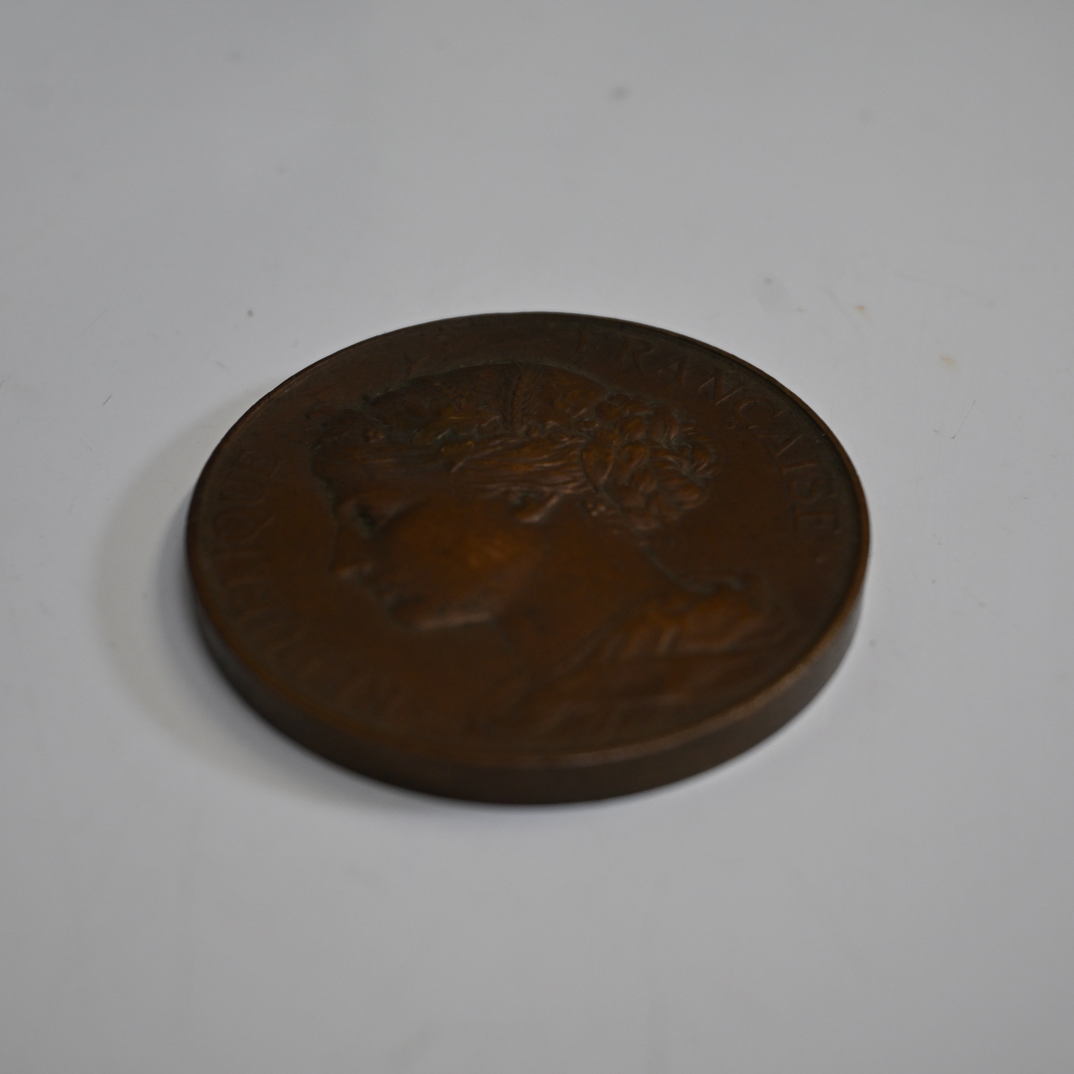 Médaille Comice agricole de Piegert 1887 Bon état reconditionné photo 2