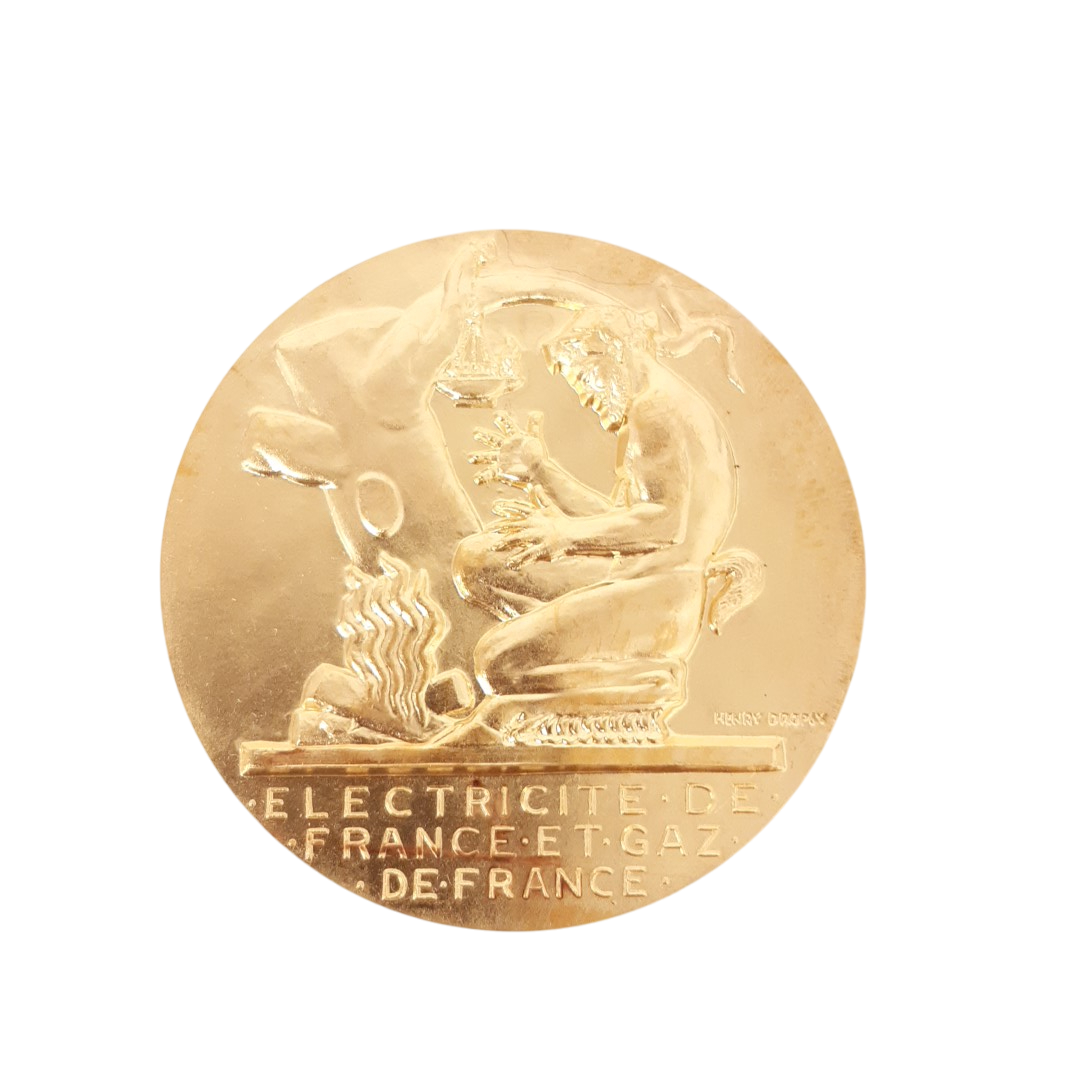 Acheter Médaille de travail en bronze doré EDF signé Henry Dropsy État correct - 10,49 € Médaille de travail en bronze doré EDF signé Henry Dropsy État correct reconditionné disponible sur Label Emmaüs