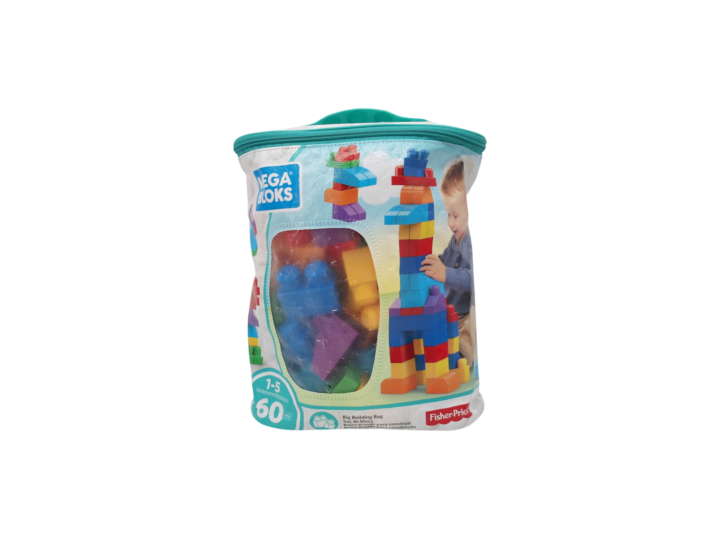 Mega Bloks - Sac medium 60 briques Très bon état - 11,90 € Mega Bloks - Sac medium 60 briques Très bon état reconditionné disponible sur Label Emmaüs