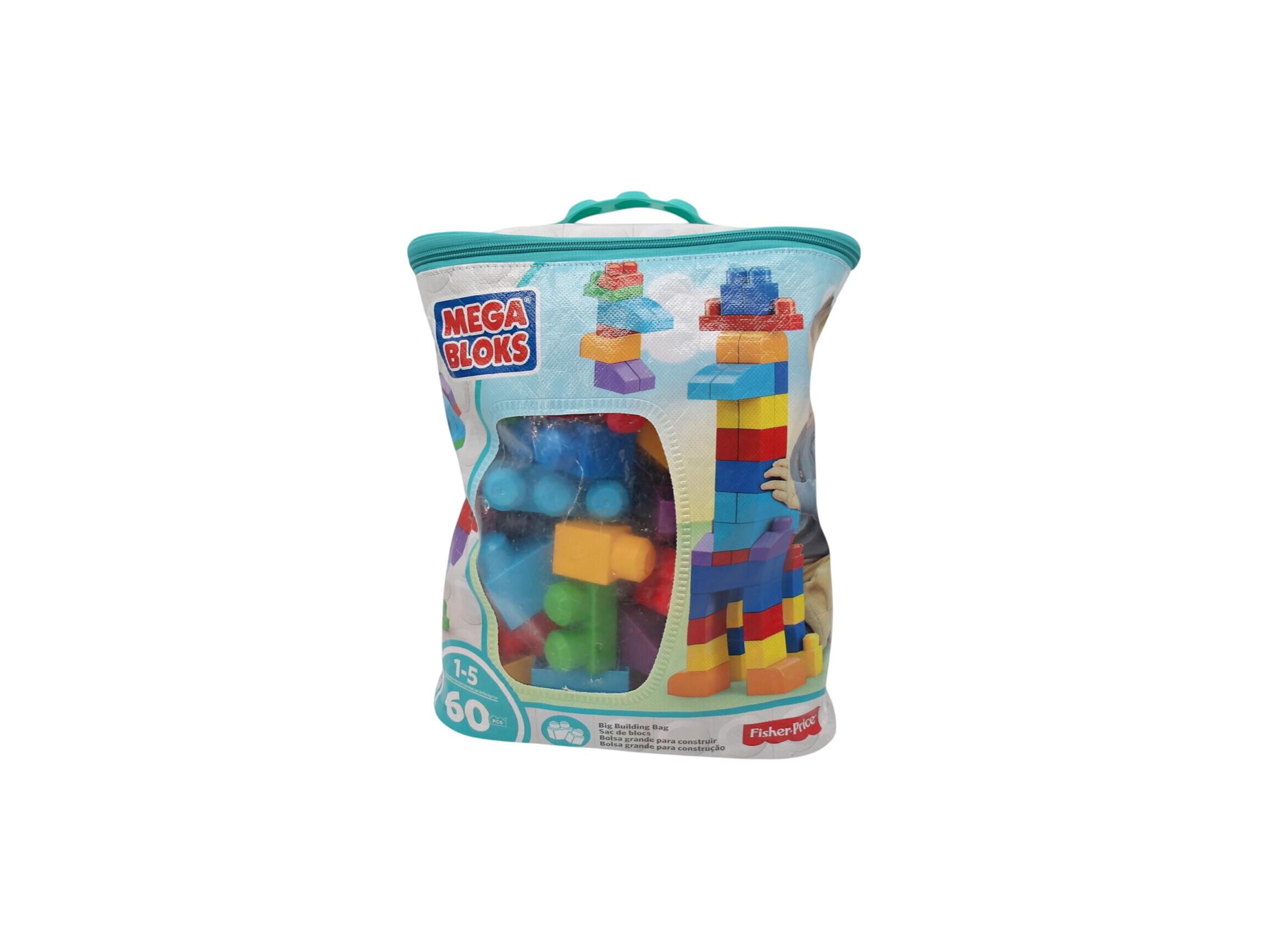 Mega Bloks - Sac medium 60 briques - 11,90 € Mega Bloks - Sac medium 60 briques reconditionné disponible sur Label Emmaüs