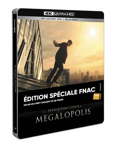 Megalopolis Édition Spéciale Fnac SteelBook® Blu-ray 4K Ultra HD État correct - 45,00 € Megalopolis Édition Spéciale Fnac SteelBook® Blu-ray 4K Ultra HD État correct reconditionné disponible sur Fnac