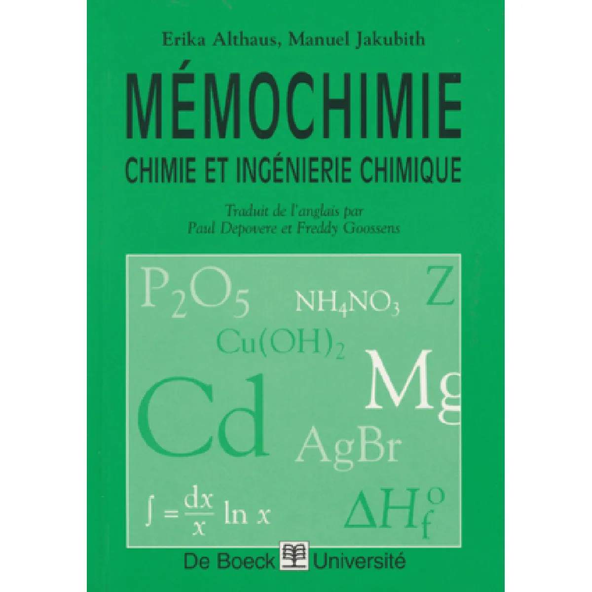 Acheter Mémochimie : chimie et ingénierie chimique État correct - 12,34 € Mémochimie : chimie et ingénierie chimique État correct N/A (Il ne s'agit pas d'une marque reconditionné disponible sur Rue du Commerce Seconde Vie