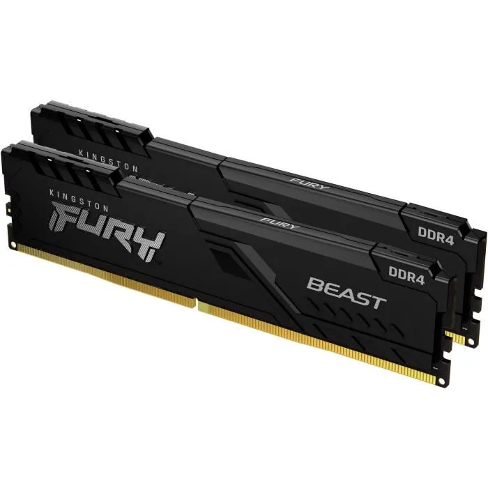 Mémoire Kingston FURY Beast 16Go (2x8Go) DDR4 3600 MHz CL17 Reconditionné - 149,00 € Mémoire Kingston FURY Beast 16Go (2x8Go) DDR4 3600 MHz CL17 Reconditionné Kingston reconditionné disponible sur Cdiscount Seconde Vie