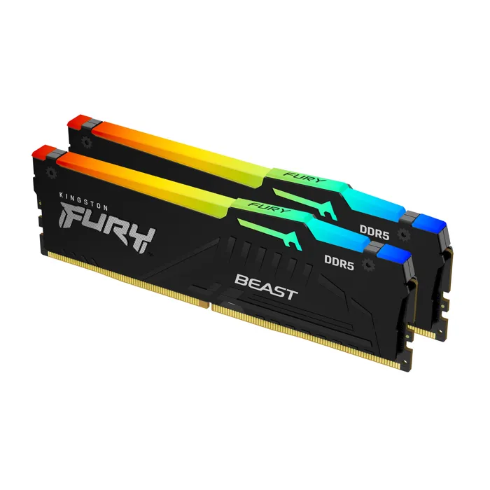 Mémoire - KINGSTON - FURY Beast RGB - 16Go - DDR5 - 6000MT/s CL30 Reconditionné - 351,72 € Mémoire - KINGSTON - FURY Beast RGB - 16Go - DDR5 - 6000MT/s CL30 Reconditionné Kingston reconditionné disponible sur Cdiscount Seconde Vie