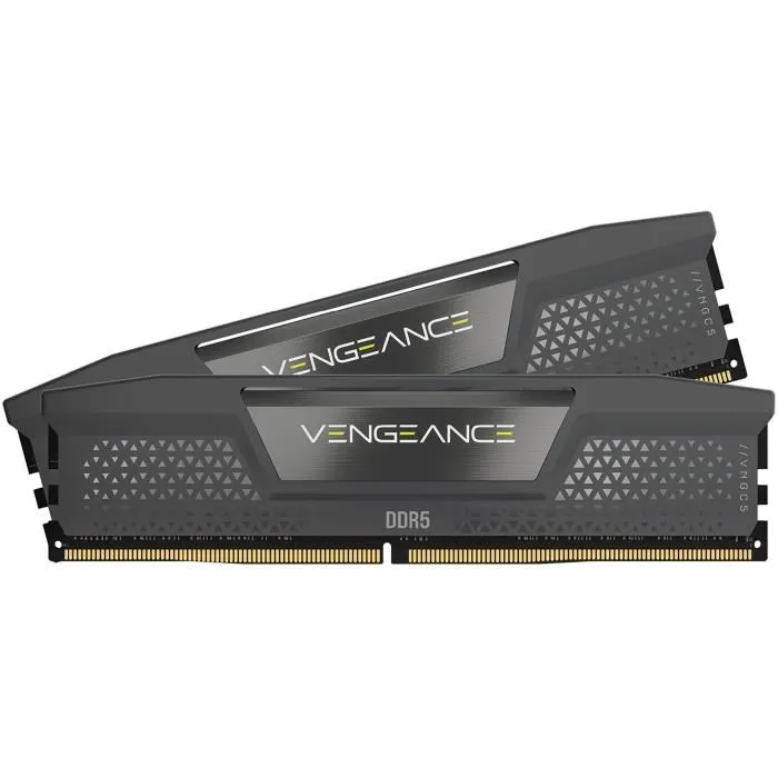 Mémoire RAM - CORSAIR - Vengeance DDR5 RAM 32Go (2x16Go) 6000MHz CL36 AMD Expo Compatible iCUE - Gris (CMK32GX5M2E6000Z36) Reconditionné - 499,00 € Mémoire RAM - CORSAIR - Vengeance DDR5 RAM 32Go (2x16Go) 6000MHz CL36 AMD Expo Compatible iCUE - Gris (CMK32GX5M2E6000Z36) Reconditionné Corsair reconditionné disponible sur Cdiscount Seconde Vie