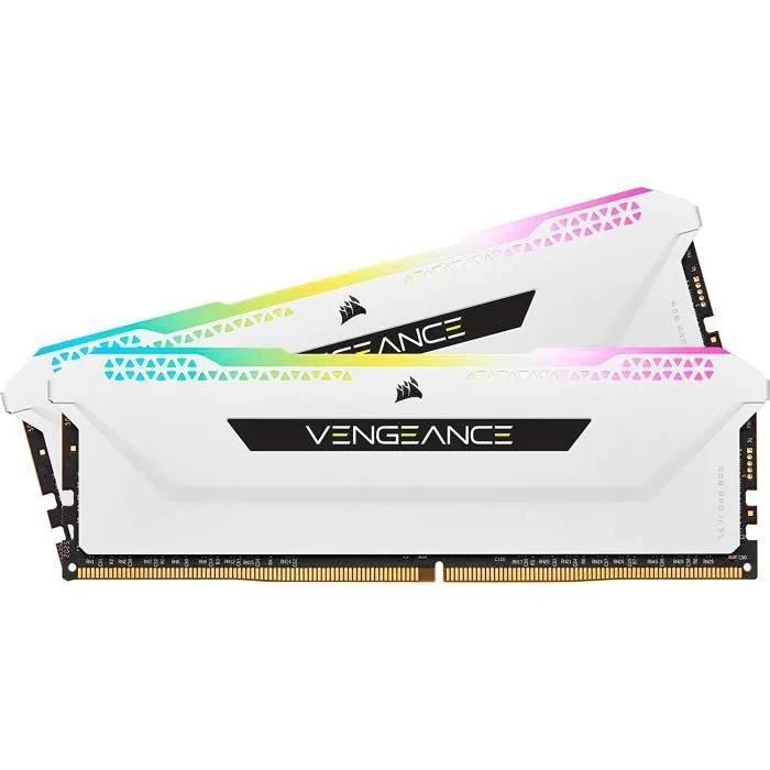 Mémoire RAM - CORSAIR - Vengeance RGB Pro SL DDR4 - 32GB 2x16GB DIMM - 3600 MHz - 1.35V - Blanc (CMH32GX4M2D3600C) Reconditionné - 319,00 € Mémoire RAM - CORSAIR - Vengeance RGB Pro SL DDR4 - 32GB 2x16GB DIMM - 3600 MHz - 1.35V - Blanc (CMH32GX4M2D3600C) Reconditionné Corsair reconditionné disponible sur Cdiscount Seconde Vie