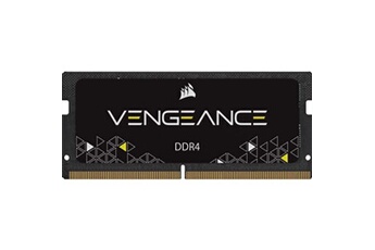 Mémoire RAM Vengeance CMSX16GX4M1A3200C22 16Go DDR4 3200MHz CL22 SO-DIMM Noir Bon état Corsair reconditionné disponible sur Darty