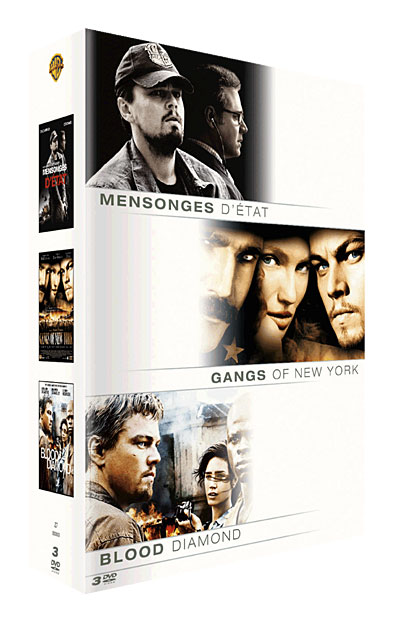 Mensonges d'Etat - Gangs of New York - Blood Diamond - Coffret État correct reconditionné disponible sur Fnac