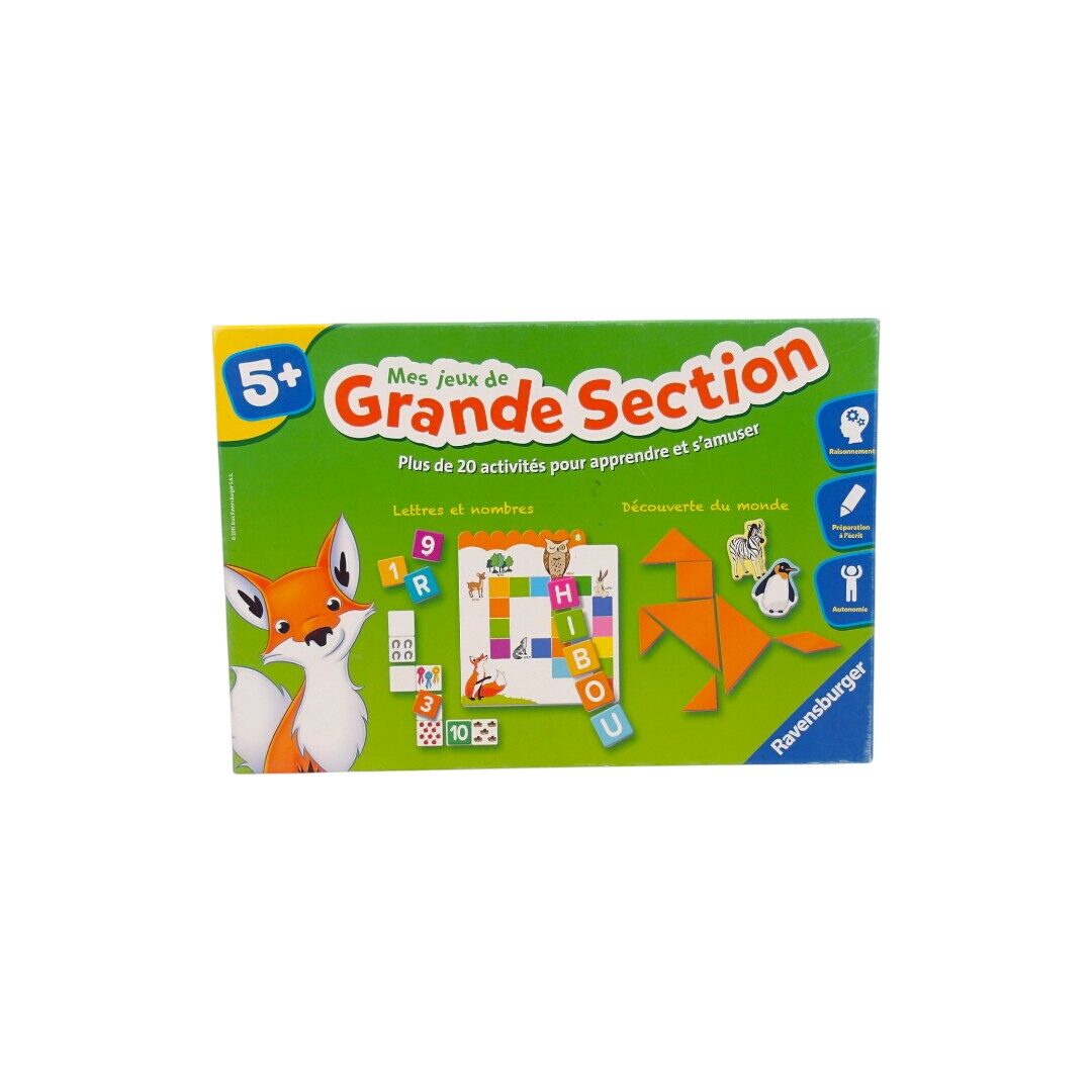 Mes jeux de grande section- Édition 2015 Très bon état - 15,60 € Mes jeux de grande section- Édition 2015 Très bon état reconditionné disponible sur Label Emmaüs