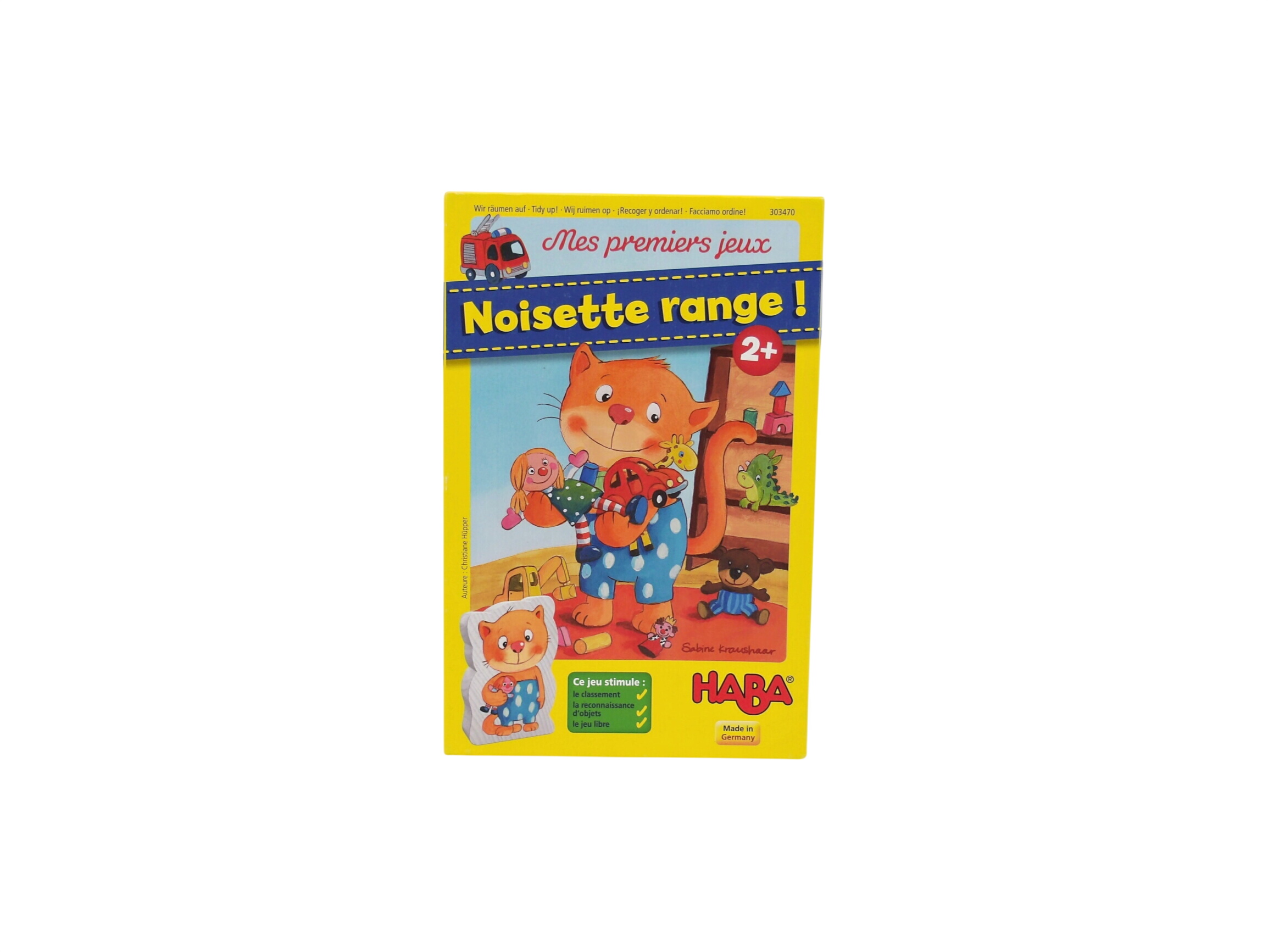 Mes premiers jeux - Noisette range Parfait état - 10,50 € Mes premiers jeux - Noisette range Parfait état reconditionné disponible sur Label Emmaüs