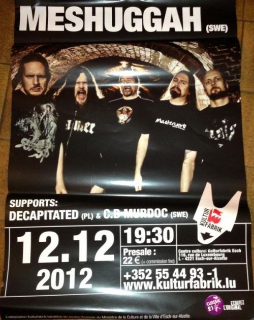Acheter Meshuggah - 60x80 cm - AFFICHE / POSTER État correct - 14,99 € Meshuggah - 60x80 cm - AFFICHE / POSTER État correct reconditionné disponible sur Fnac