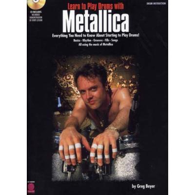 Méthode et pédagogie CHERRY LANE METALLICA - LEARN TO PLAY DRUMS + CD Batterie État correct reconditionné disponible sur Fnac
