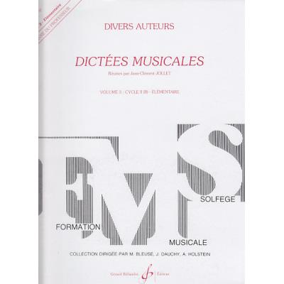 Acheter Méthodes et pédagogie BILLAUDOT JOLLET JEAN-CLEMENT - DICTEES MUSICALES VOL.3 - LIVRE DU PROFESSEUR Dictées musicales État correct - 24,89 € Méthodes et pédagogie BILLAUDOT JOLLET JEAN-CLEMENT - DICTEES MUSICALES VOL.3 - LIVRE DU PROFESSEUR Dictées musicales État correct reconditionné disponible sur Fnac