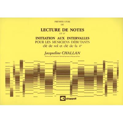 Méthodes et pédagogie CARISCH CHALLAN JACQUELINE - 1ER LIVRE DE LECTURE DE NOTES ET D'INITIATION AUX INTERVALLES Formation musicale - solfège État correct reconditionné disponible sur Fnac