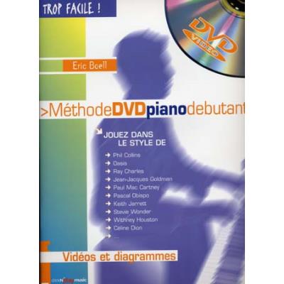 Méthodes et pédagogie CLICKN'PLAY TROP FACILE MÉTHODE PIANO DÉBUTANT + DVD - BOELL ÉRIC Piano État correct reconditionné disponible sur Fnac