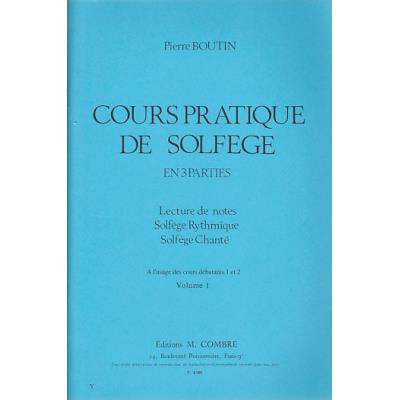 Méthodes et pédagogie COMBRE BOUTIN PIERRE - COURS PRATIQUE DE SOLFEGE VOL.1 Formation musicale - solfège État correct reconditionné disponible sur Fnac | Dero