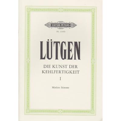 Méthodes et pédagogie EDITION PETERS LUTGEN - L'ART DE LA VELOCITE VOCALE VOL.1. VOIX MOYENNE Chant État correct reconditionné disponible sur Fnac