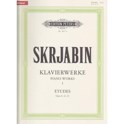 Méthodes et pédagogie EDITION PETERS SKRJABIN - KLAVIERWERKE I - ETUDES OP.8, 42, 65 Piano État correct reconditionné disponible sur Fnac