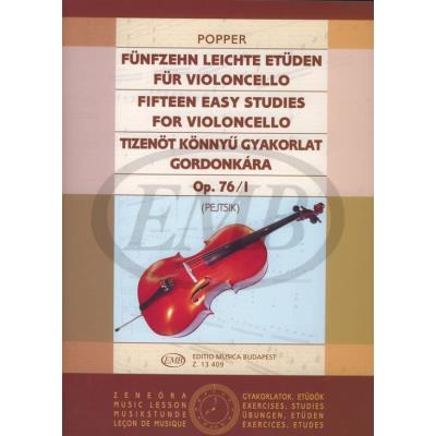 Méthodes et pédagogie EMB (Editio Musica Budapest) POPPER - FIFTEEN EASY STUDIES OP.76/1 - VIOLONCELLE Violoncelle État correct reconditionné disponible sur Fnac