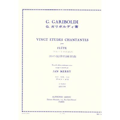 Méthodes et pédagogie LEDUC GARIBOLDI G. - 20 ETUDES CHANTANTES OP. 88 Flute État correct reconditionné disponible sur Fnac