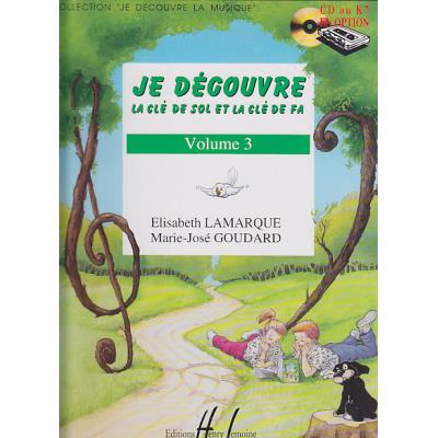 Méthodes et pédagogie LEMOINE LAMARQUE E. / GOUDARD M.-J. - JE DÉCOUVRE LA CLÉ DE SOL ET FA VOL.3 Formation musicale - solfège État correct reconditionné disponible sur Fnac | Dero