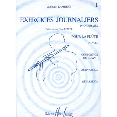 Méthodes et pédagogie LEMOINE LAMBERT GEORGES - EXERCICES JOURNALIERS VOL.1 - FLUTE Flute État correct reconditionné disponible sur Fnac