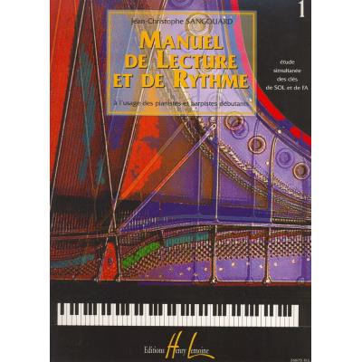 Méthodes et pédagogie LEMOINE SANGOUARD J.C. - MANUEL DE LECTURE ET DE RYTHME VOL.1 Formation musicale - solfège État correct reconditionné disponible sur Fnac