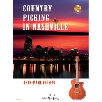 Méthodes et pédagogie LEMOINE VERSINI JEAN-MARC - COUNTRY PICKING IN NASHVILLE + CD - GUITARE Guitare acoustique État correct reconditionné (offre indisponible) | Dero