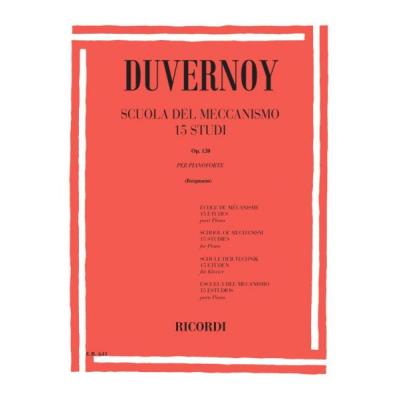 Méthodes et pédagogie RICORDI DUVERNOY J. B. - SCUOLA DEL MECCANISMO - 15 STUDI OP.120 - PIANO Piano État correct reconditionné disponible sur Fnac