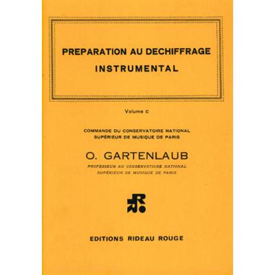 Méthodes et pédagogie RIDEAU ROUGE GARTENLAUB - PREPARATION AU DECHIFFRAGE C - FORMATION MUSICALE Formation musicale - solfège État correct reconditionné disponible sur Fnac