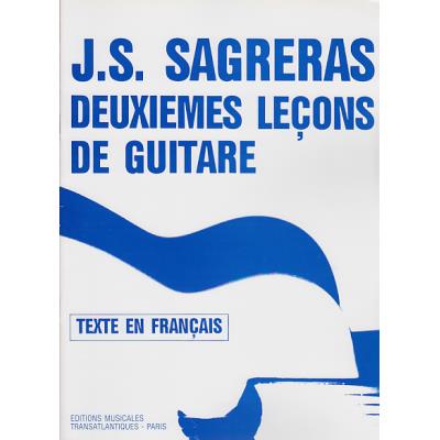 Méthodes et pédagogie Transatlantiques SAGRERAS J.S. - DEUXIEMES LEÇONS DE GUITARE Guitare acoustique État correct reconditionné disponible sur Fnac