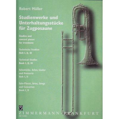 Méthodes et pédagogie ZIMMERMANN MÜLLER ROBERT - TECHNISCHE STUDIEN FÜR POSAUNE VOL .2 - TROMBONE Trombone État correct Zimmermann reconditionné disponible sur Fnac