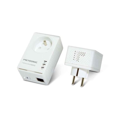 METRONIC Duo Netsocket 500 Adaptateur Cpl Avec Prise Filtre Intégrée ...