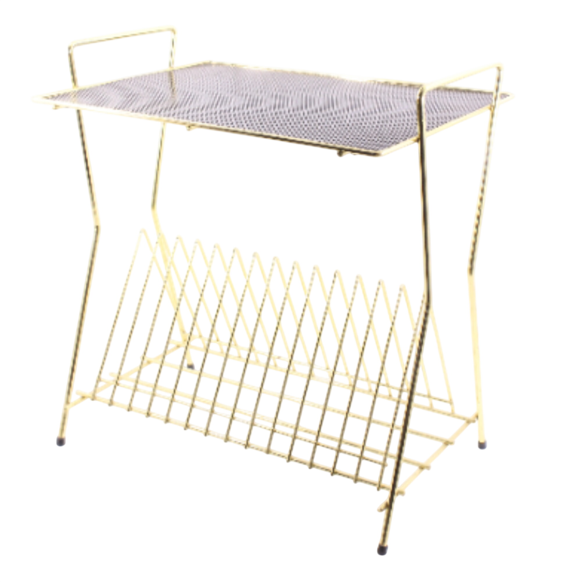 Acheter Meuble à vinyles vintage / 33Tours - Métal doré Bon état - 59,00 € Meuble à vinyles vintage / 33Tours - Métal doré Bon état reconditionné disponible sur Label Emmaüs