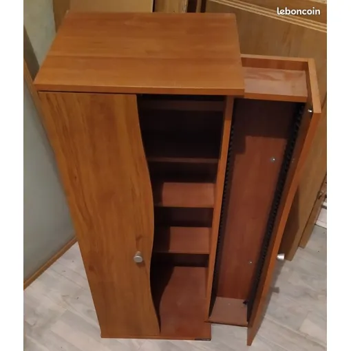 Meuble rangement cd 2 portes sadim design Bon état reconditionné disponible sur Rakuten
