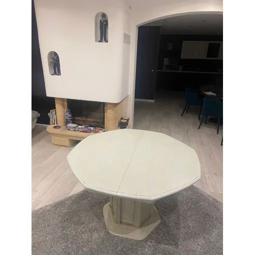 Meubles De Salon Presque Cérusé Vert ( Table Octogonale Pied Central , Meuble Tv Avec Plateau Amovible , Bahut 2 Portes +3 Tiroirs Centraux ) Bon état reconditionné disponible sur Rakuten