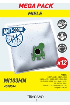MI103MN ANTI-ODEUR 12 SACS Bon état reconditionné (offre indisponible)