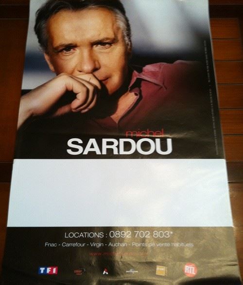 Michel SARDOU - 40x60 cm - AFFICHE / POSTER État correct N/A reconditionné disponible sur Fnac