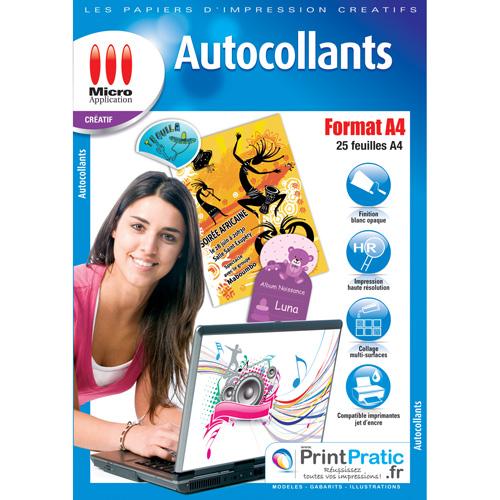 Micro Application autocollant A4 État correct Micro Application reconditionné disponible sur Fnac