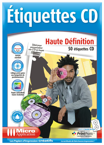 Micro Application étiquettes CD haute définition État correct Micro Application reconditionné disponible sur Fnac