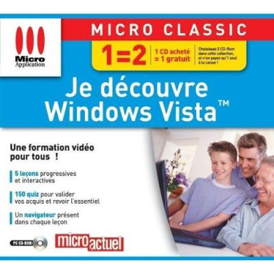 Micro Application - Je découvre windows Vista - PC - Neuf État correct Micro Application reconditionné disponible sur Fnac
