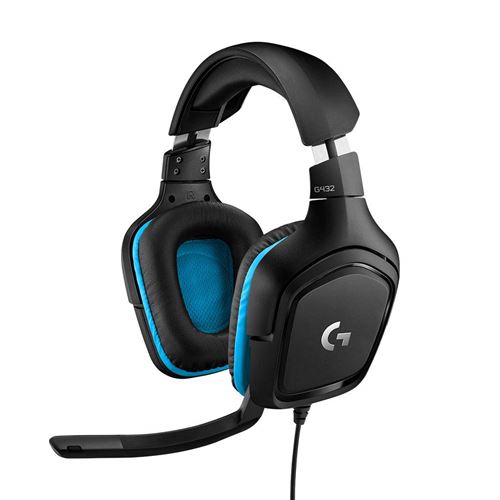 Micro-casque Gaming Logitech G432 7.1 Noir avec Son Surround 7.1 État correct Logitech reconditionné disponible sur Fnac