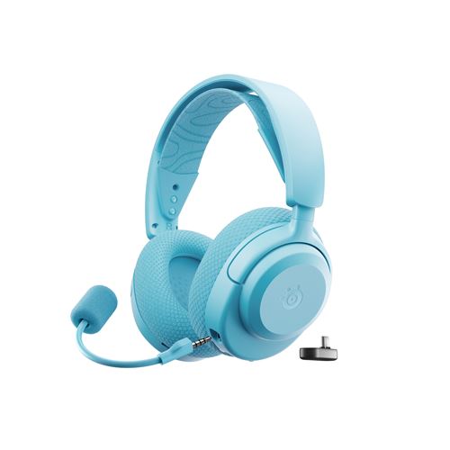 Micro casque gaming sans fil SteelSeries Arctis Nova 3PW Bluetooth Bleu cyan État correct SteelSeries reconditionné disponible sur Fnac