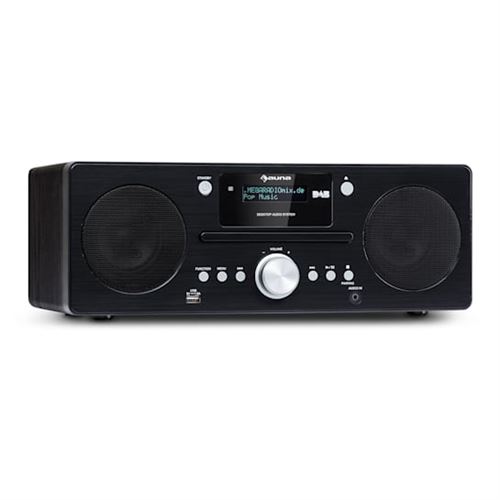 Micro-chaîne Lecteur CD - Auna stéréo Harvard - Tuner DAB+ FM BT Lecteur CD Chargeur USB État correct N/A reconditionné disponible sur Fnac